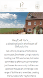 Mobile Screenshot of heyfordpark.com